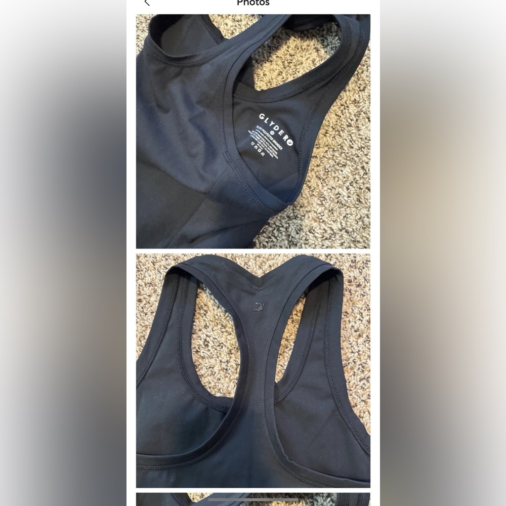 NWOT WOMANS GLYDER WORKOUT TANK TOP